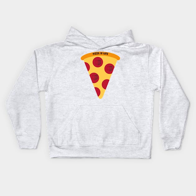 Mod Pizza is Life Kids Hoodie by dollartrillz